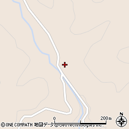 愛知県北設楽郡豊根村三沢下舟ノ沢周辺の地図