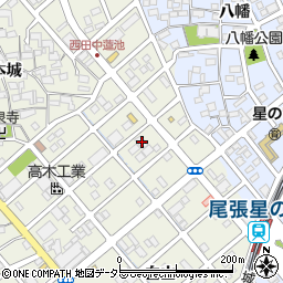 愛知県清須市西田中蓮池107周辺の地図