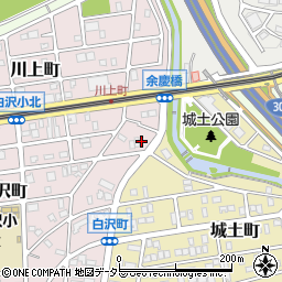 愛知県名古屋市守山区白沢町84-2周辺の地図
