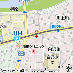 愛知県名古屋市守山区白沢町7-1周辺の地図