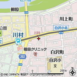 愛知県名古屋市守山区白沢町7-1周辺の地図