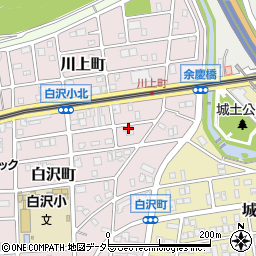 愛知県名古屋市守山区白沢町76周辺の地図