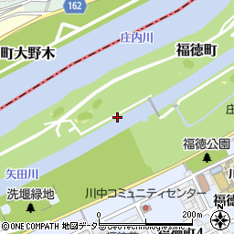愛知県名古屋市北区福徳町周辺の地図