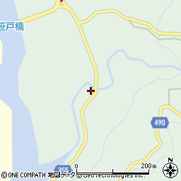 愛知県豊田市笹戸町山本周辺の地図