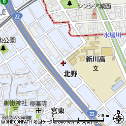 Ｋライン・ケアセンター新川周辺の地図