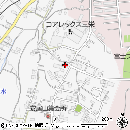 静岡県富士宮市安居山730周辺の地図