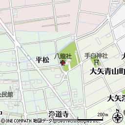 八龍社周辺の地図