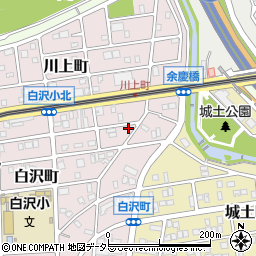 愛知県名古屋市守山区白沢町79-3周辺の地図