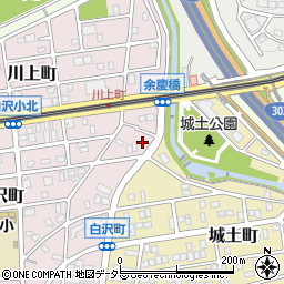 愛知県名古屋市守山区白沢町84-4周辺の地図