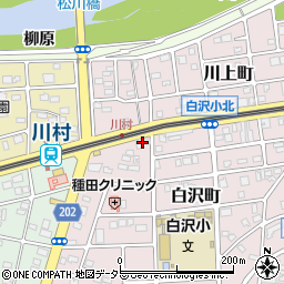 愛知県名古屋市守山区白沢町8周辺の地図