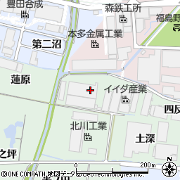 愛知県稲沢市目比町一町割周辺の地図