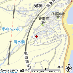 神奈川県小田原市米神431周辺の地図