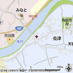 千葉県富津市売津9周辺の地図