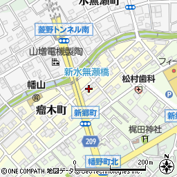 愛知県瀬戸市瘤木町15周辺の地図