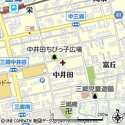 中井田集会所周辺の地図