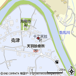 千葉県富津市売津145周辺の地図