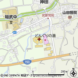 愛知県豊田市桑原町中村周辺の地図
