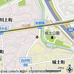 愛知県名古屋市守山区白沢町34-2周辺の地図