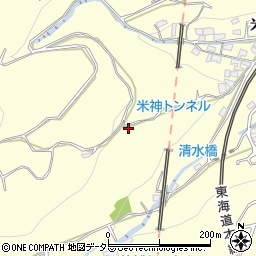 神奈川県小田原市米神284周辺の地図