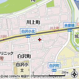 愛知県名古屋市守山区白沢町20周辺の地図