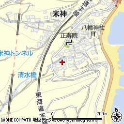 神奈川県小田原市米神433周辺の地図