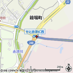 せと赤津ＩＣ周辺の地図