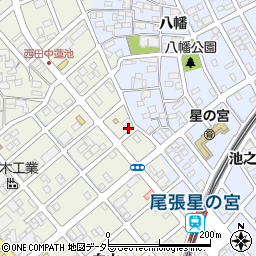 愛知県清須市西田中蓮池112-5周辺の地図