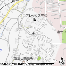 静岡県富士宮市安居山751-4周辺の地図