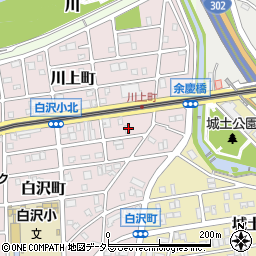 愛知県名古屋市守山区白沢町40周辺の地図