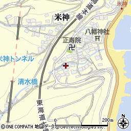 神奈川県小田原市米神432周辺の地図