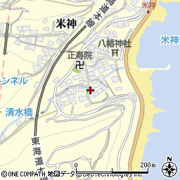 神奈川県小田原市米神502周辺の地図