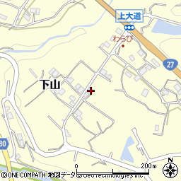 京都府船井郡京丹波町下山上大道1周辺の地図