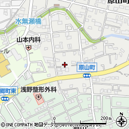 愛知県瀬戸市原山町215周辺の地図