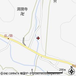 京都府京丹波町（船井郡）質美（ユリノ谷）周辺の地図