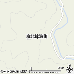 京都府京都市右京区京北片波町周辺の地図