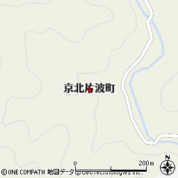 京都府京都市右京区京北片波町周辺の地図