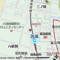 愛知県愛西市渕高町権左11-1周辺の地図