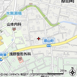 愛知県瀬戸市原山町213周辺の地図