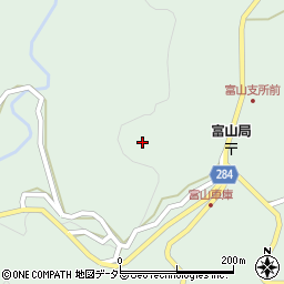 島根県大田市富山町山中2104周辺の地図