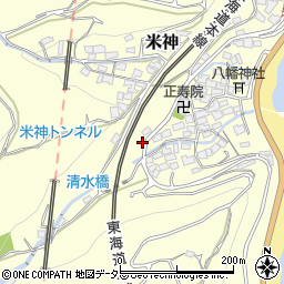 神奈川県小田原市米神339周辺の地図