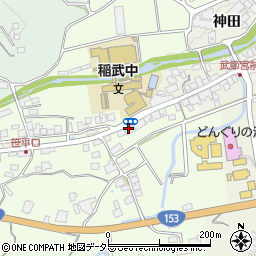 愛知県豊田市桑原町下中村周辺の地図