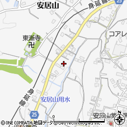 静岡県富士宮市安居山797周辺の地図