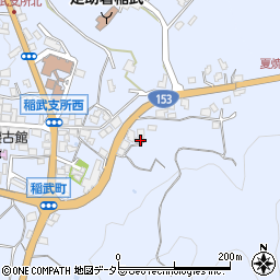 愛知県豊田市稲武町ナハテ21周辺の地図