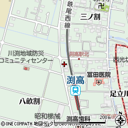 愛知県愛西市渕高町権左11-8周辺の地図