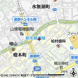 愛知県瀬戸市瘤木町73周辺の地図