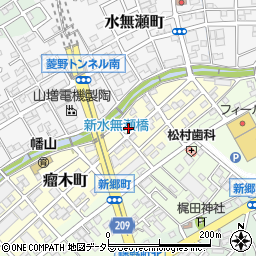 愛知県瀬戸市瘤木町73周辺の地図