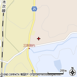島根県仁多郡奥出雲町上三所17周辺の地図