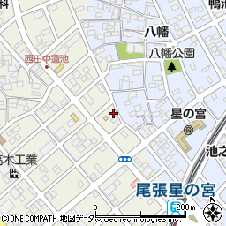 愛知県清須市西田中蓮池112-3周辺の地図