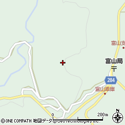 島根県大田市富山町山中1671周辺の地図