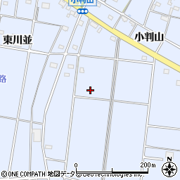 愛知県愛西市二子町小判山周辺の地図